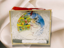   Personalized  Christmas Bunny Ornament