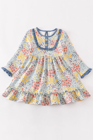 Blue Floral Dress