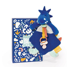 Blue Dinosaur Pacifier Holder