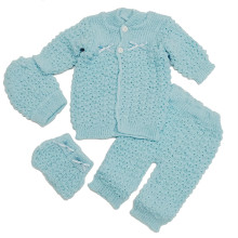 Newborn Blue Crochet Outfit