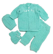Newborn Green Crochet Outfit