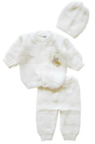 Newborn White Bear Outfit