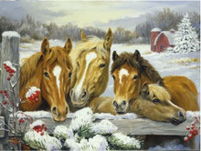 Winter Horses Puzzle