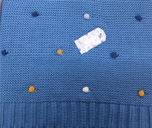 Cobalt Blue Baby Blanket