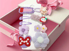 Lavender Hair Barrettes 