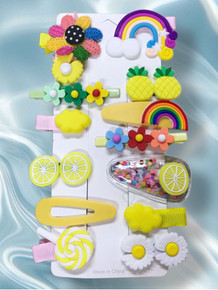 Rainbows & Clouds Hair Barrettes 