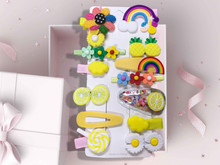 Rainbows & Clouds Hair Barrettes 