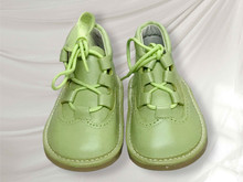 Green Leather Baby Shoe