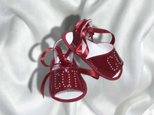 Red Patent Leather Baby Espadrille 