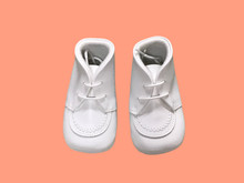 White Leather Walking Baby Shoe