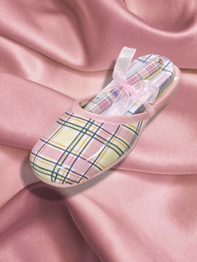 Plaid Shoe & Notepad Gift Set