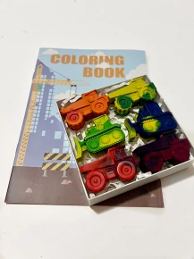 Construction Coloring Gift Set