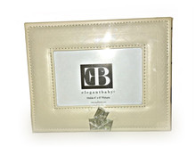 Ivory ABC Photo Frame