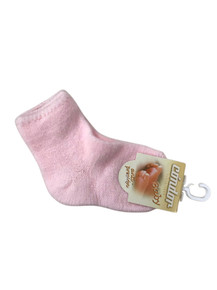 Bubble Gum Pink Baby Socks