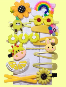 Daisy Hair Barrettes 