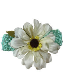 Handmade Acqua Green Headband