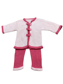 Pink Knit 2 piece Outfit