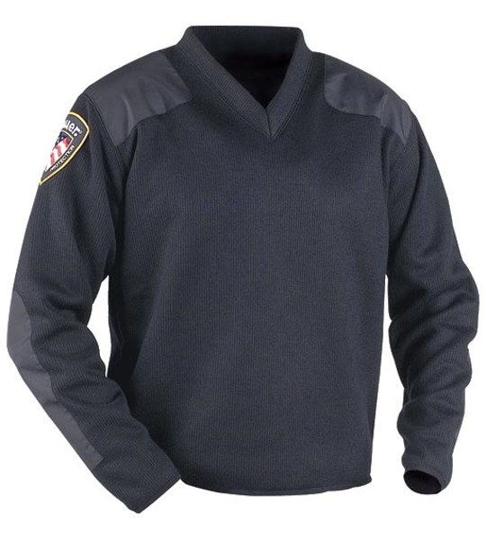 Blauer Fleece-Lined V-Neck Sweater | Police And Duty Uniforms