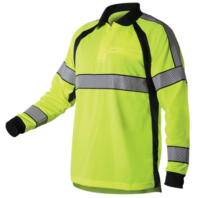 Blauer ANSI Certified L/S Hi-Vis Polo Shirt | Police and Duty Safety ...