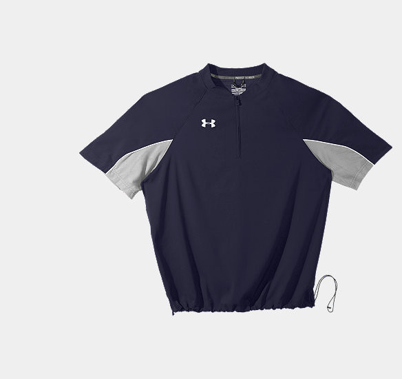 under armour men's contender short sleeve cage jacket