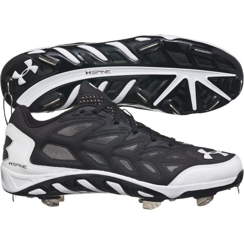 under armour spine baseball cleats molded