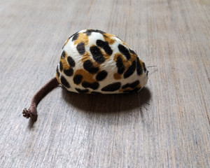 Fun mini Leopard Mouse. Catnip filled and completly chase-able.  Approximately 3.5 inches long.  Various big cat prints.