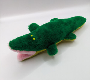 Catnip aligator is an awesome toy for your pet. At 9 inches long, and very sturdy, there can be some happy bunny kicking going on...and, very comical watching them tackle a gator!