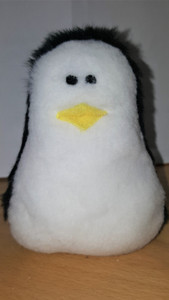 Just the cutest roly poly catnip filled penguin!