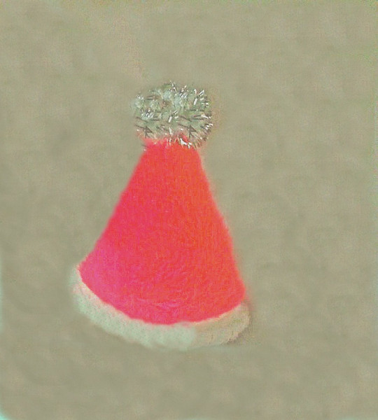 All new fun catnip filled Santa hat with glitter pom top!