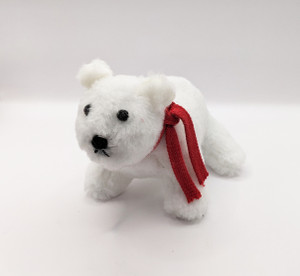 North the Christmas Polar Bear is made of soft white fur, with lots of aromatic catnip. There'll be plenty of active play for your pet with this toy!!