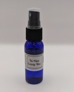 Re-Nipp Catnip mist spray is great for rejuvenating old toys, or spaying in an area to promote cat play!

(Do not spray your pet!)