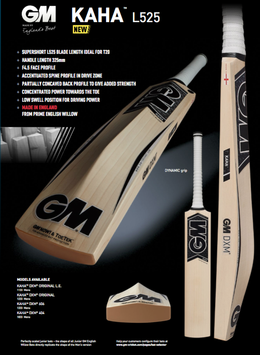 GM Cricket Bats For 2017 - Cricket Store Online