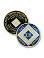 39 Years Triplated Blue Medallion