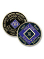 Purple Triplate Medallions