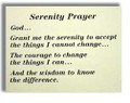 Serenity Prayer Poster