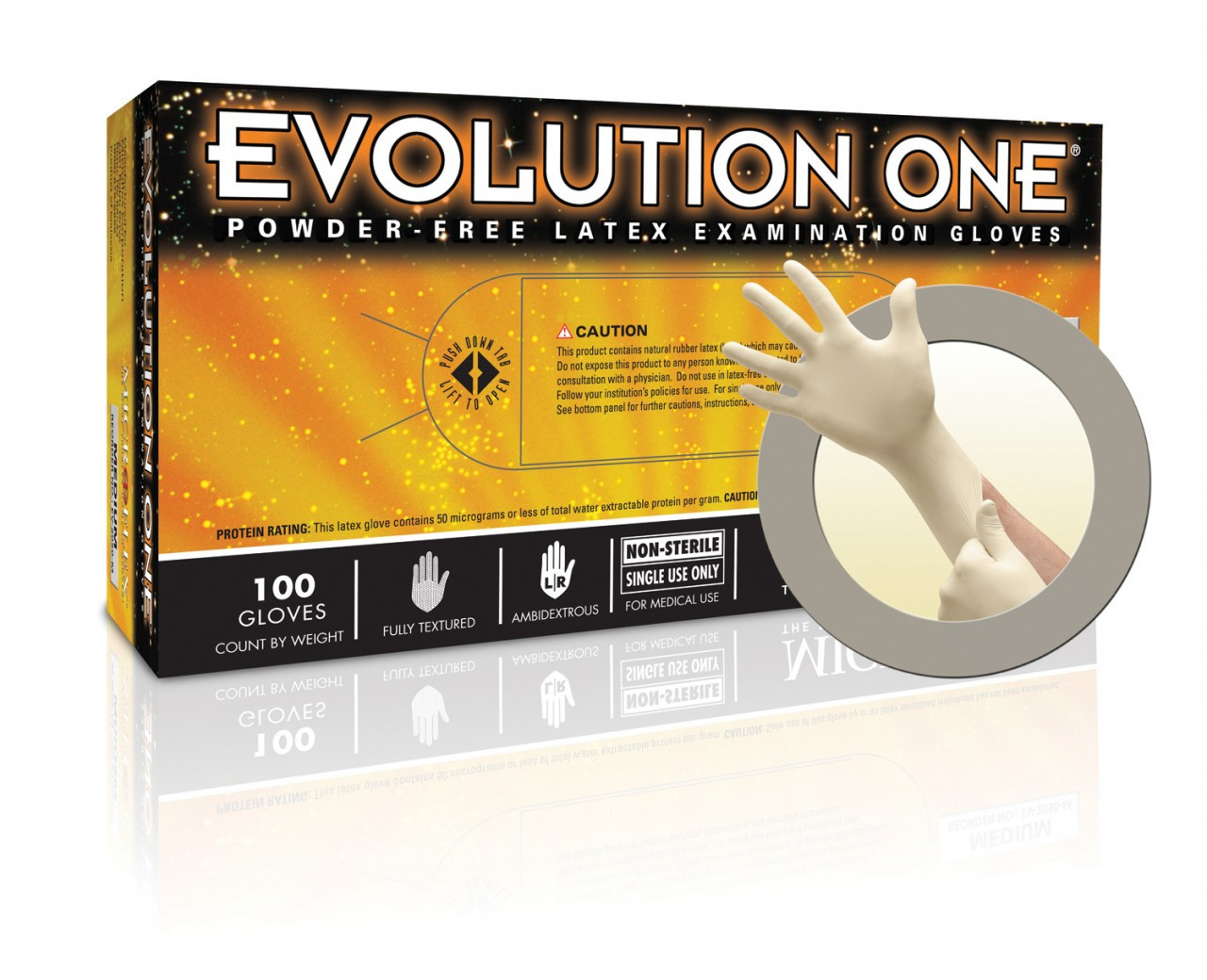 evolution one latex gloves