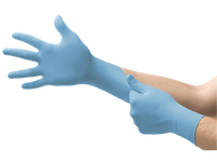 MICROFLEX® N85 9.5" Blue Nitrile Gloves - Disposable Cleanroom Gloves