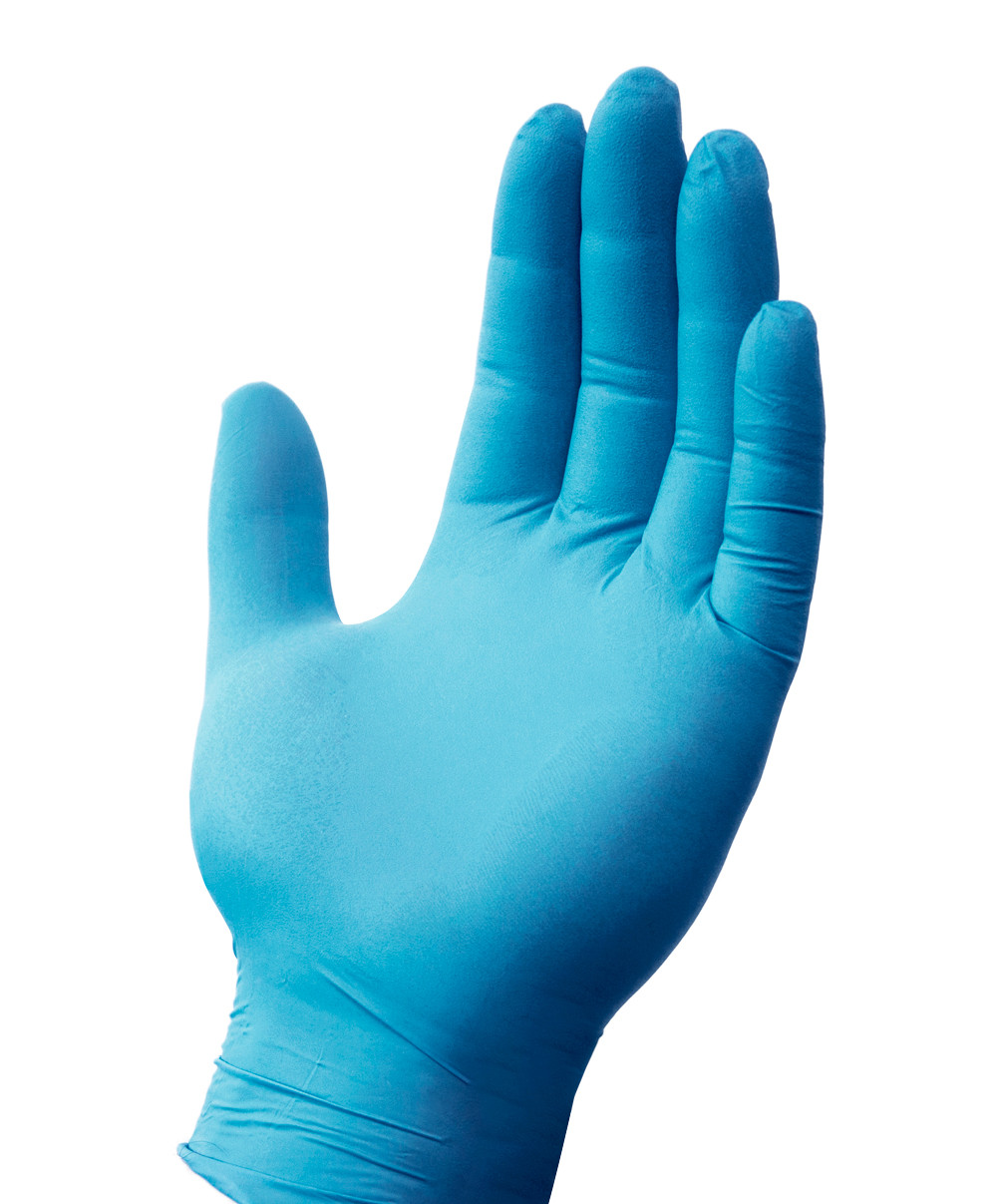 Powder Free Blue Nitrile Gloves GNEP Day Associates Inc.