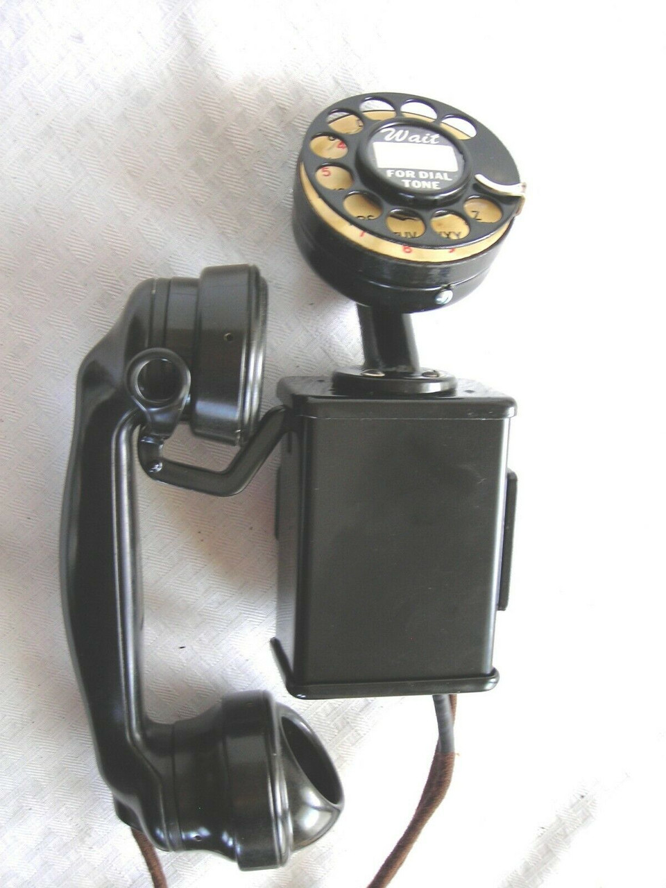 201 space saver telephone made in the 1920s by Western Electric Old Phone Shop
