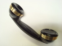 Complete F1 handset with polished  brass bands 