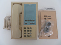2 Line phone reliable business wall  phone old type NOS reliable GTE