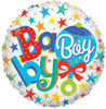 18 Inch Baby Boy Rattle Mylar Foil Balloon