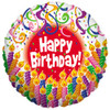 18 Inch Birthday Candle Mylar Foil Balloon