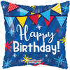 18 Inch Birthday Pennants Mylar Foil Balloon