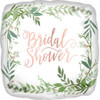 18 Inch Bridal Shower Love & Leaves Mylar Foil Balloon