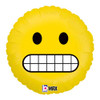 18 Inch Emoji Grimace Face Mylar Foil Balloon
