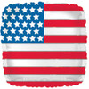 17 Inch Patriotic USA Flag Q-Bloon Mylar Foil Balloon