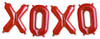 XOXO Air-Filled Red Foil Balloon Kit