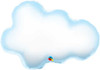 30" Puffy Cloud Shape Mylar Foil Balloon