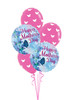 This Happy Mother's Day Balloon Bouquet includes 2 foil Happy Mother's Day balloons and 3 latex balloons.  Prints may vary depending on stock on hand.  If you have a specific request (ie color or theme) please add a note to the order at checkout.  Sample themes include:  floral, butterflies, from young child, etc.)